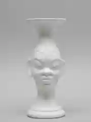 Подсвечник Африка / гипс / статуэтка / подставка / девушка / лицо