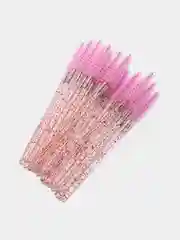 Розовый щеточка для ресниц и бровей акриловый стержень