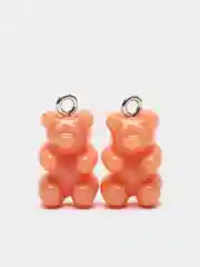 Коралловый меланж подвеска мишка для украшений, сережек, кулоны мишки
