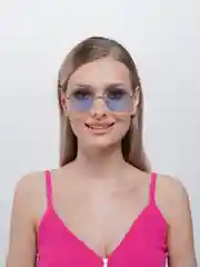 Ледяной солнцезащитные очки круглые унисекс