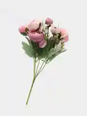 Фиолетовый искусственные цветы "Букет камелия"