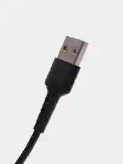 Черный кабель USB - Type C HOCO X30, силиконовый