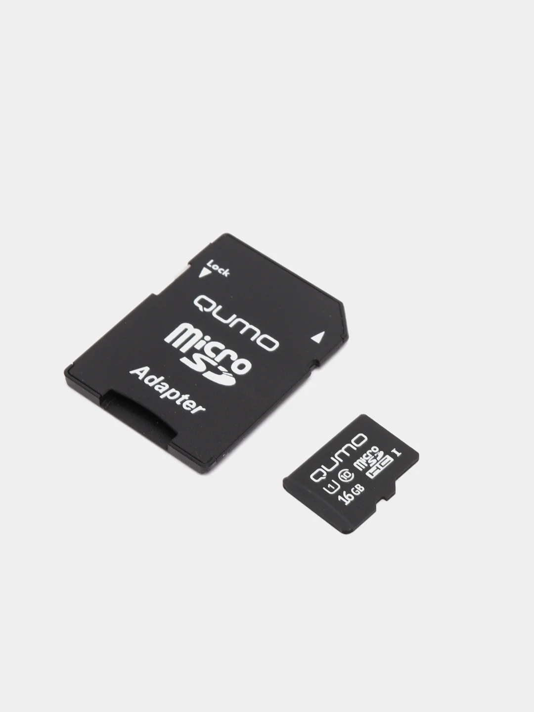 Карта памяти QUMO microSD, UHS-1, class 10, с адаптером, 5 видов