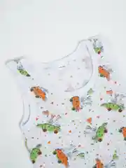 Белый детский комплект, трусы и майка