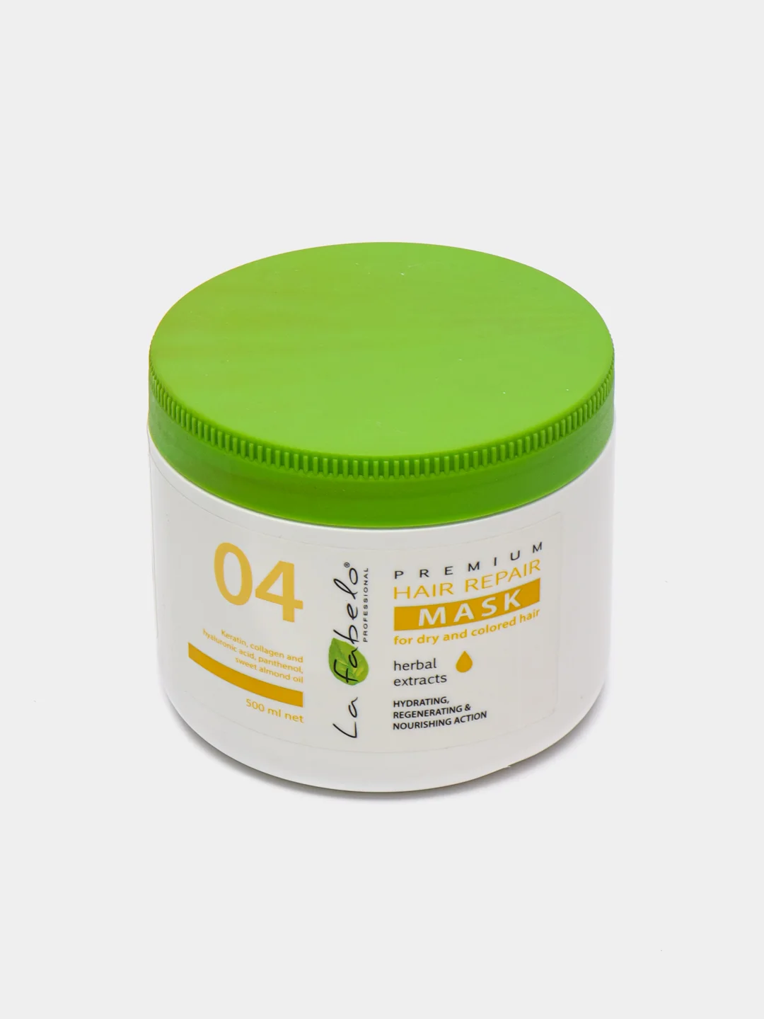 Маска восстанавливающая для сухих и окрашенных волос La Fabelo Hair Repair Mask 04, 500 мл