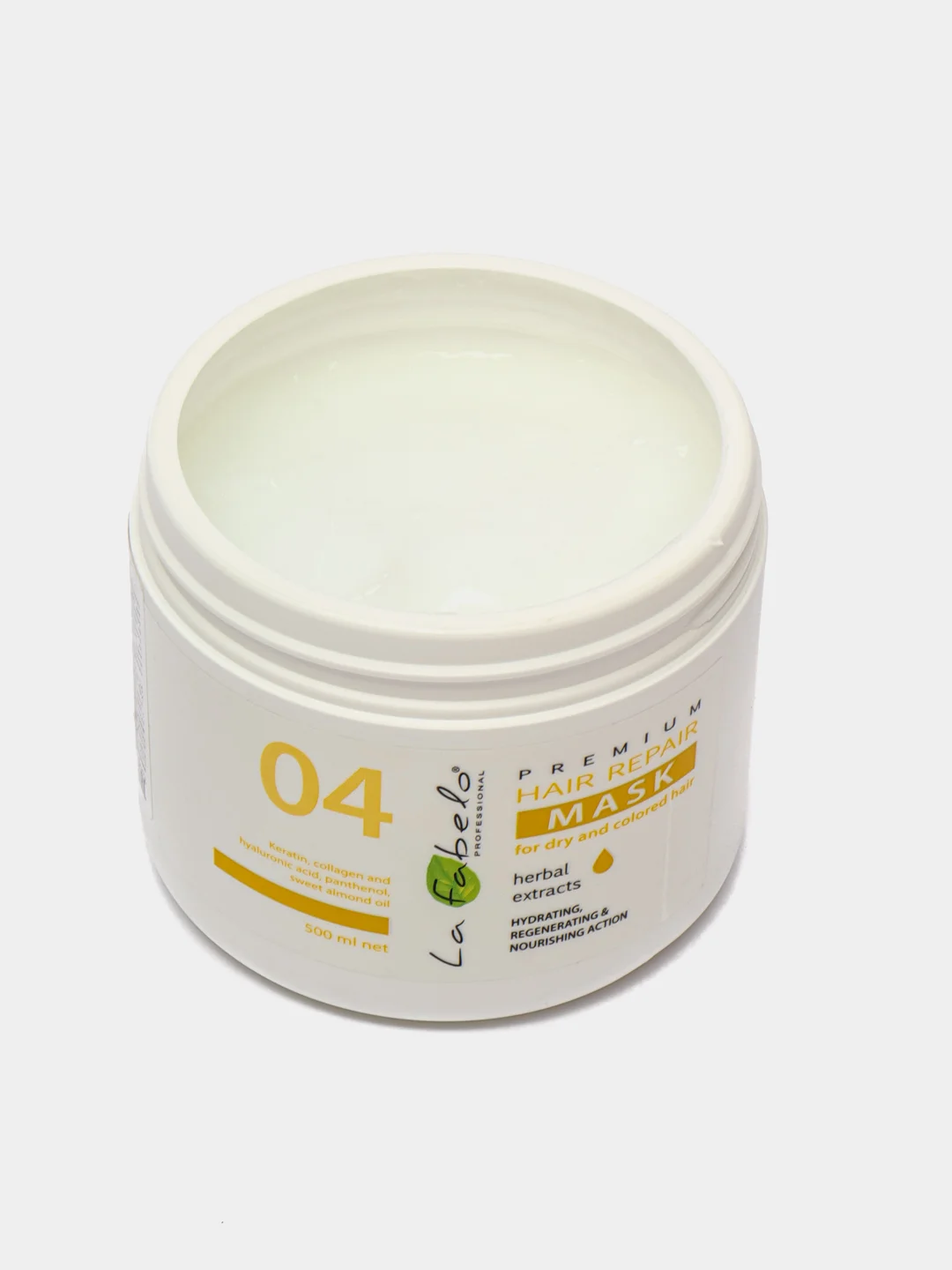 Маска восстанавливающая для сухих и окрашенных волос La Fabelo Hair Repair Mask 04, 500 мл