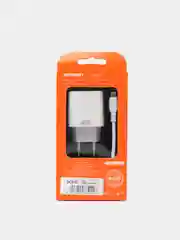 Зарядное устройство Denmen DC07L QC3.0 USB + кабель iPhone 5/iPad White