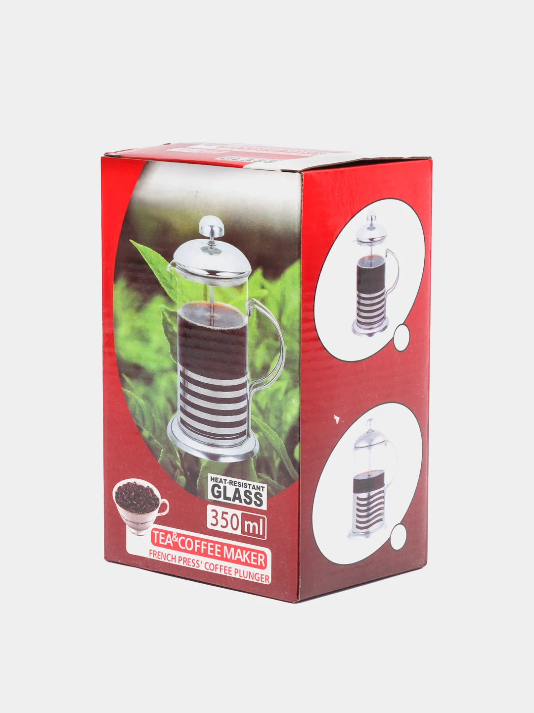Френч-пресс TEA COFFEE MAKER, заварник, 350 мл