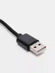 Черный кабель microUSB, Type-C, Lightning для зарядки и передачи данных