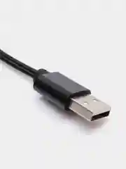 Черный кабель microUSB, Type-C, Lightning для зарядки и передачи данных