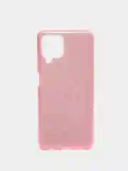 Розовый чехол Samsung Galaxy A22 4G, M22, M32, Самсунг Галакси А22 4G, М22, М32 блестящий сияющий