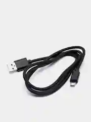 Черный кабель microUSB, Type-C, Lightning для зарядки и передачи данных