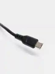 Черный кабель Denmen D01 microUSB, Type-C, Lightning быстрая зарядка, 1 м