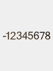 Номер дверной самоклеющийся, цифра на дверь квартиры, офиса, дома, 58 мм