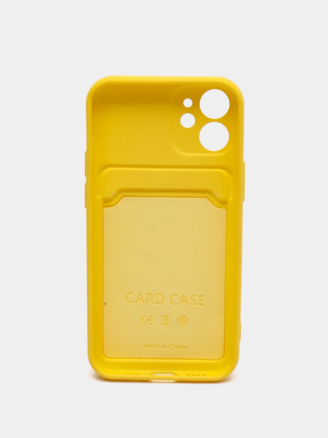 Желтый wallet Чехол с карманом для карт iPhone 6 6s, 7 8 Plus, X XR XS Max, 11 12 13 Mini Pro Max