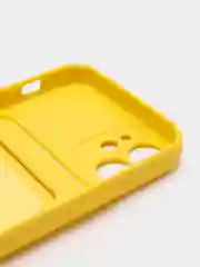 Желтый wallet Чехол с карманом для карт iPhone 6 6s, 7 8 Plus, X XR XS Max, 11 12 13 Mini Pro Max
