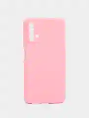 Розовый чехол для Xiaomi Redmi 9T силиконовый матовый однотонный