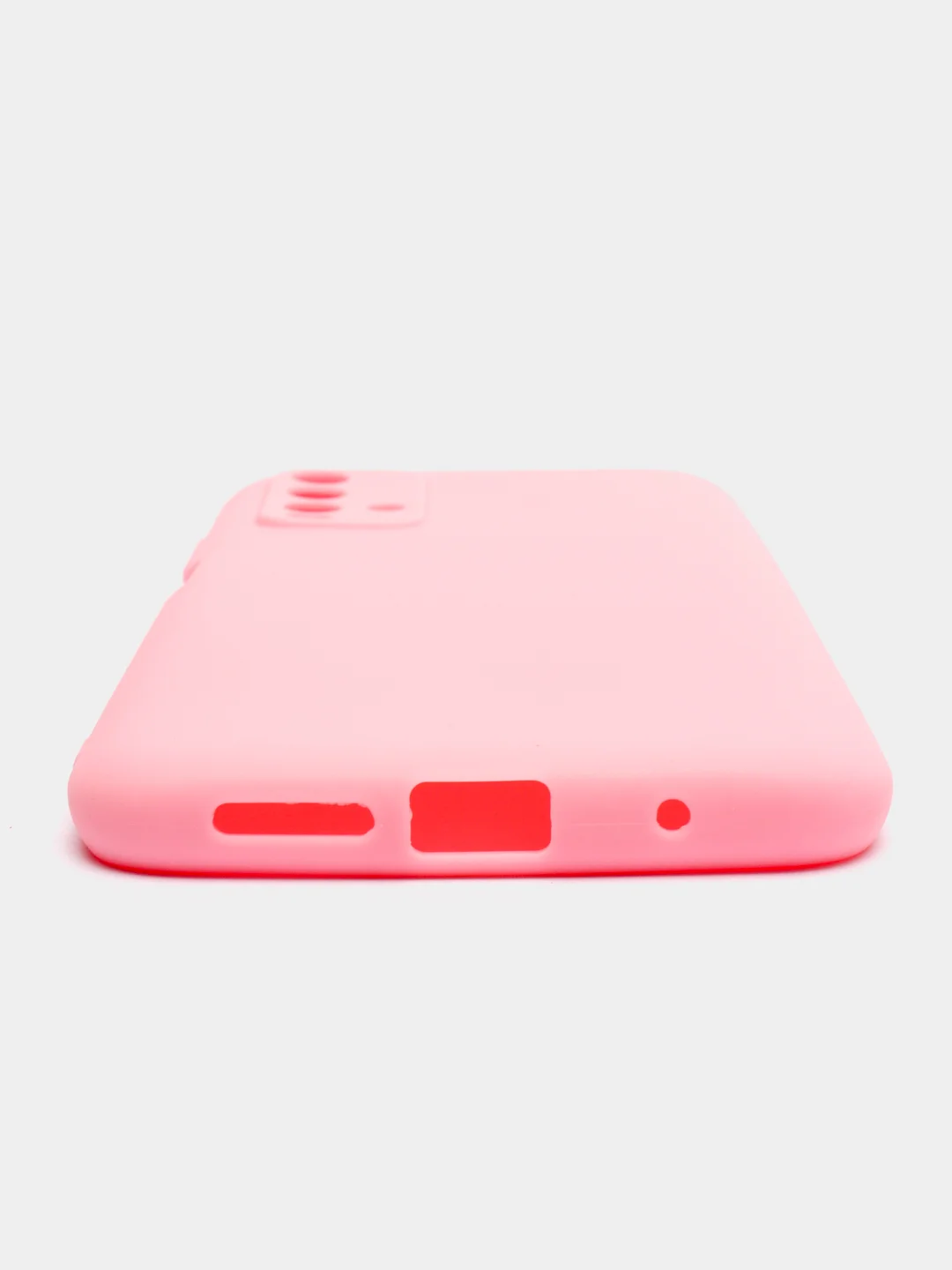 Розовый чехол для Xiaomi Redmi 9T силиконовый матовый однотонный