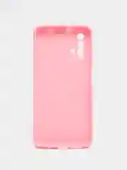 Розовый чехол для Xiaomi Redmi 9T силиконовый матовый однотонный