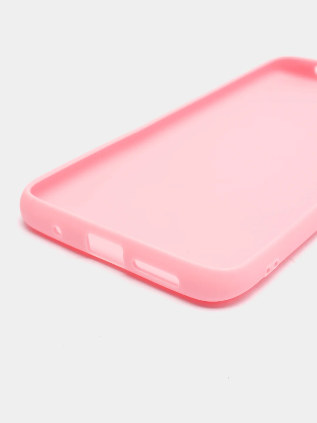 Розовый чехол для Xiaomi Redmi 9T силиконовый матовый однотонный