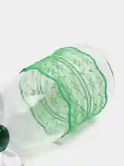 Свадебные бокалы в зеленом цвете