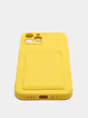 Желтый wallet Чехол с карманом для карт iPhone 6 6s, 7 8 Plus, X XR XS Max, 11 12 13 Mini Pro Max