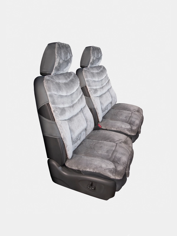 Чехлы на автомобильные сиденья , искусственный мех, 2 предм. SKYWAY ARCTIC S03001018