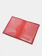 Красный обложка для паспорта, натуральная кожа