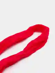 Красный цветной капрон для рукоделия