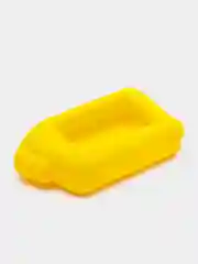Желтый чехол брелка сигнализации от Scher-Khan Mobicar 1/2/A/B, силиконовый
