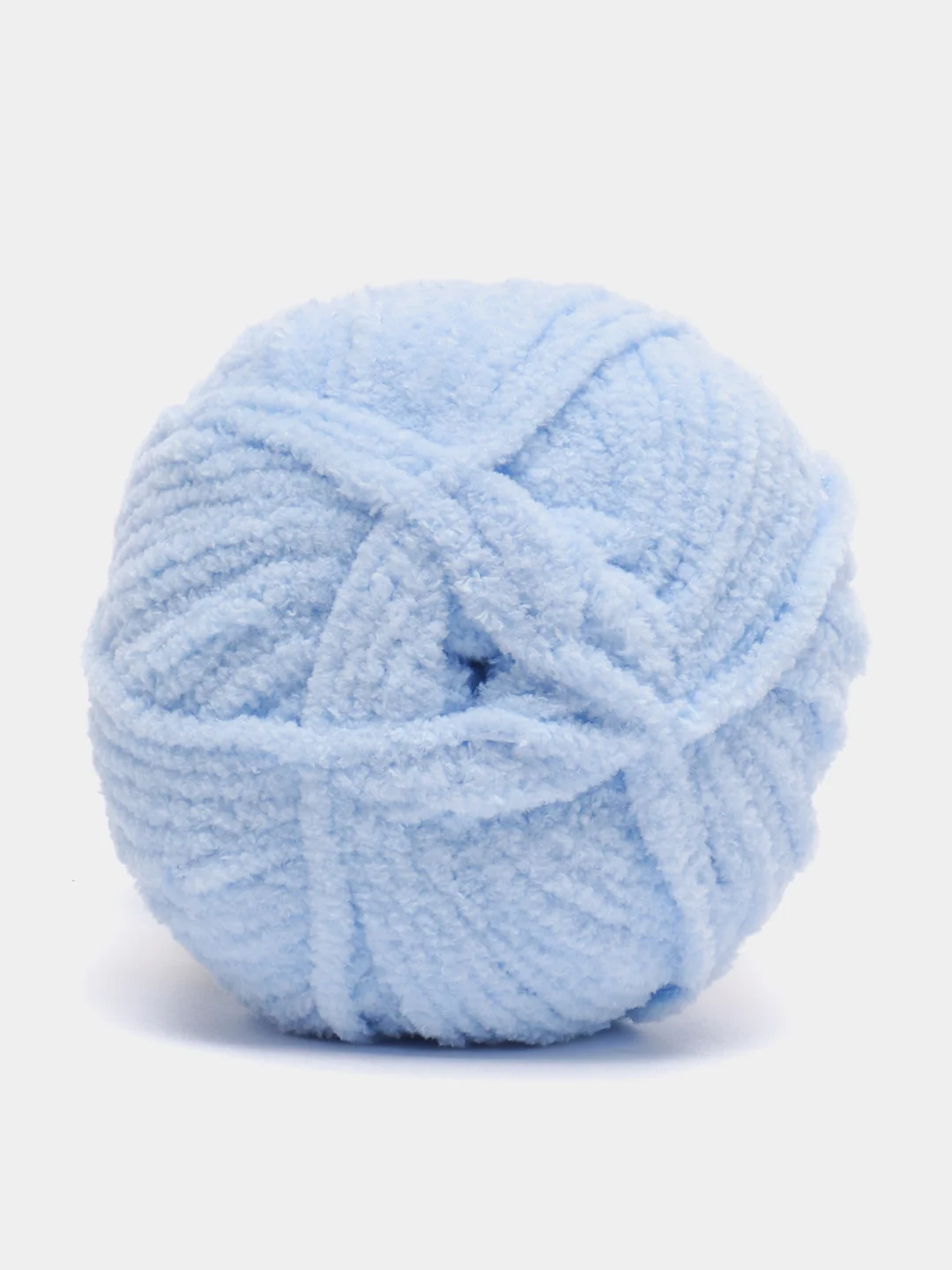 Светло-синий пряжа плюшевая Alize Softy Plus, микрополиэстер, 100 г, 120 м