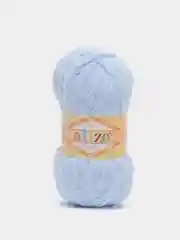 Светло-синий пряжа плюшевая Alize Softy, микрополиэстер, 50 г, 115 м