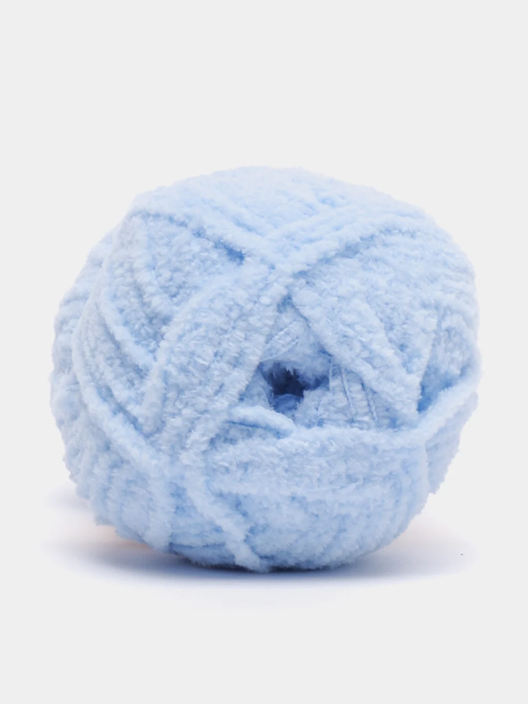 Светло-синий пряжа плюшевая Alize Softy, микрополиэстер, 50 г, 115 м