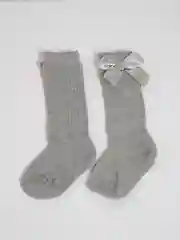 Серебряный длинные детские носки для девочек