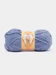 Серый пряжа плюшевая Alize Softy, микрополиэстер, 50 г, 115 м