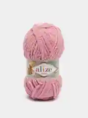 Коралловый пряжа плюшевая Alize Softy Plus, микрополиэстер, 100 г, 120 м