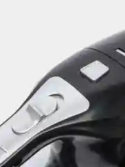 Черный пылесос автомобильный мощностью 120 W, без мешка
