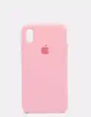 Розовый защитный силиконовый чехол для iphone X iphone 10 с яблоком