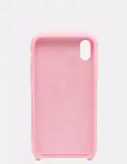 Розовый защитный силиконовый чехол для iphone X iphone 10 с яблоком