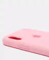 Розовый защитный силиконовый чехол для iphone X iphone 10 с яблоком