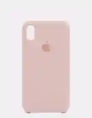 Бежевый защитный силиконовый чехол для iphone X iphone 10 с яблоком