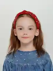 Багровый кожаный ободок