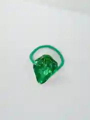 Зеленый резинка для волос