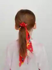Алый резинка для волос с платком праздничная хэллоуин / новый год