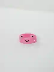 Коралловый кольцо с лягушкой