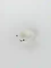 Белый кольцо с лягушкой