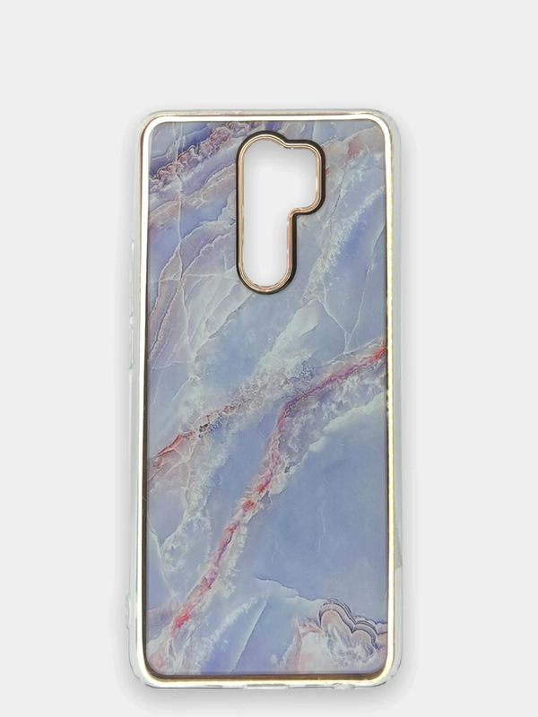 Чехол Xiaomi Redmi 9, Сяоми Редми 9 силиконовый с мраморным рисунком