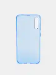 Синий чехол для Samsung A50 2019/A50s/A30s силиконовый прозрачный неоновый