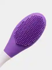 Фиолетовый силиконовая щетка для умывания, массажер для лица