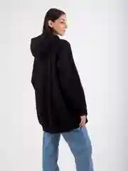 Худи оверсайз URAM, черный, базовый, унисекс